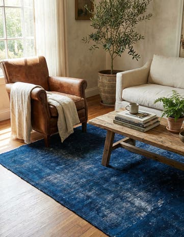 3' 5 x 6' 5 Hand Knotted Ultra Vintage Persian Wool Rug