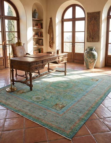 5' 2 x 6' 9 Mamluk Wool Rug