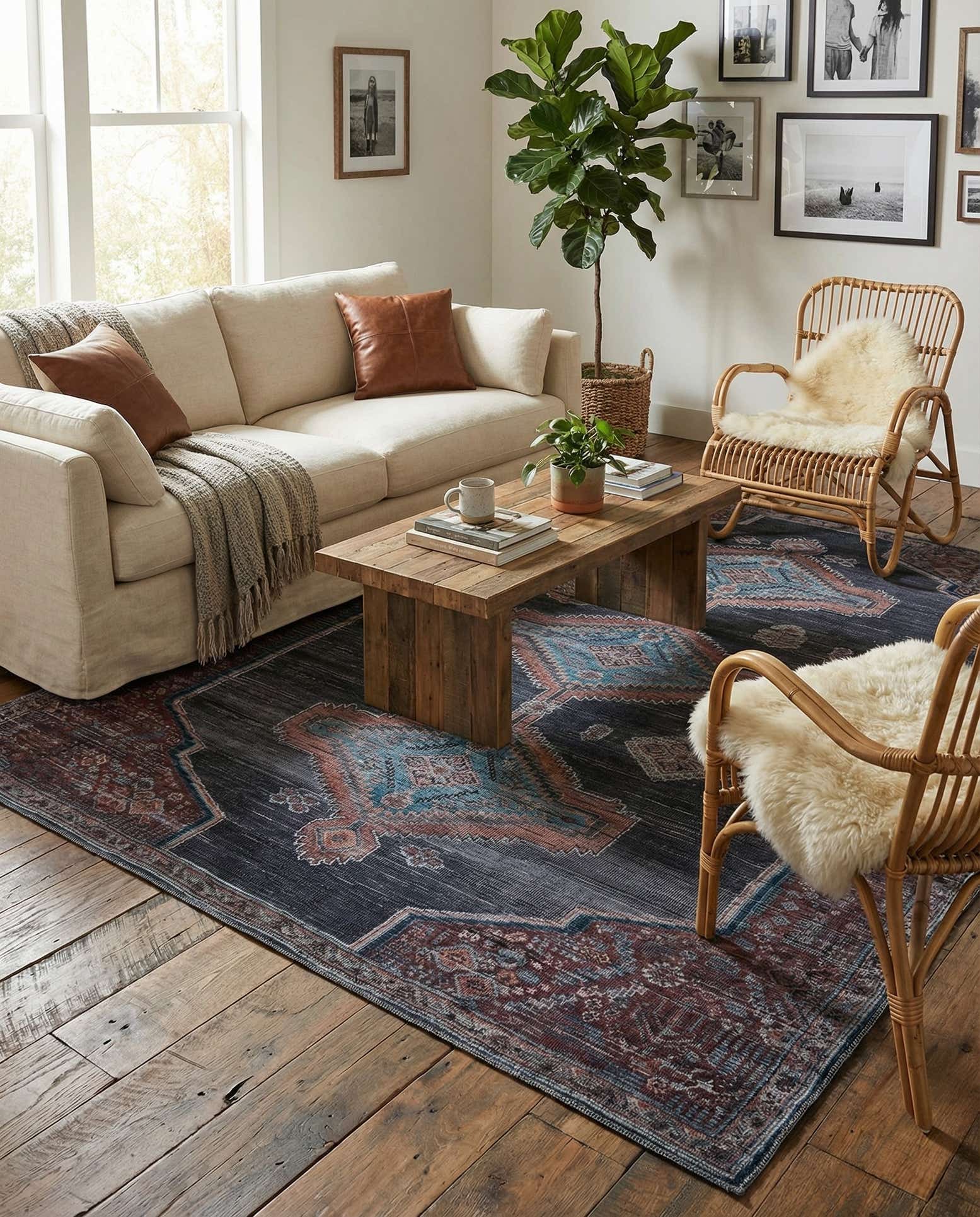 7' 10 x 10' Washable Sisu Rug