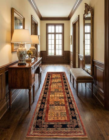 2' 7 x 9' 9 Luribaft Wool Runner Rug