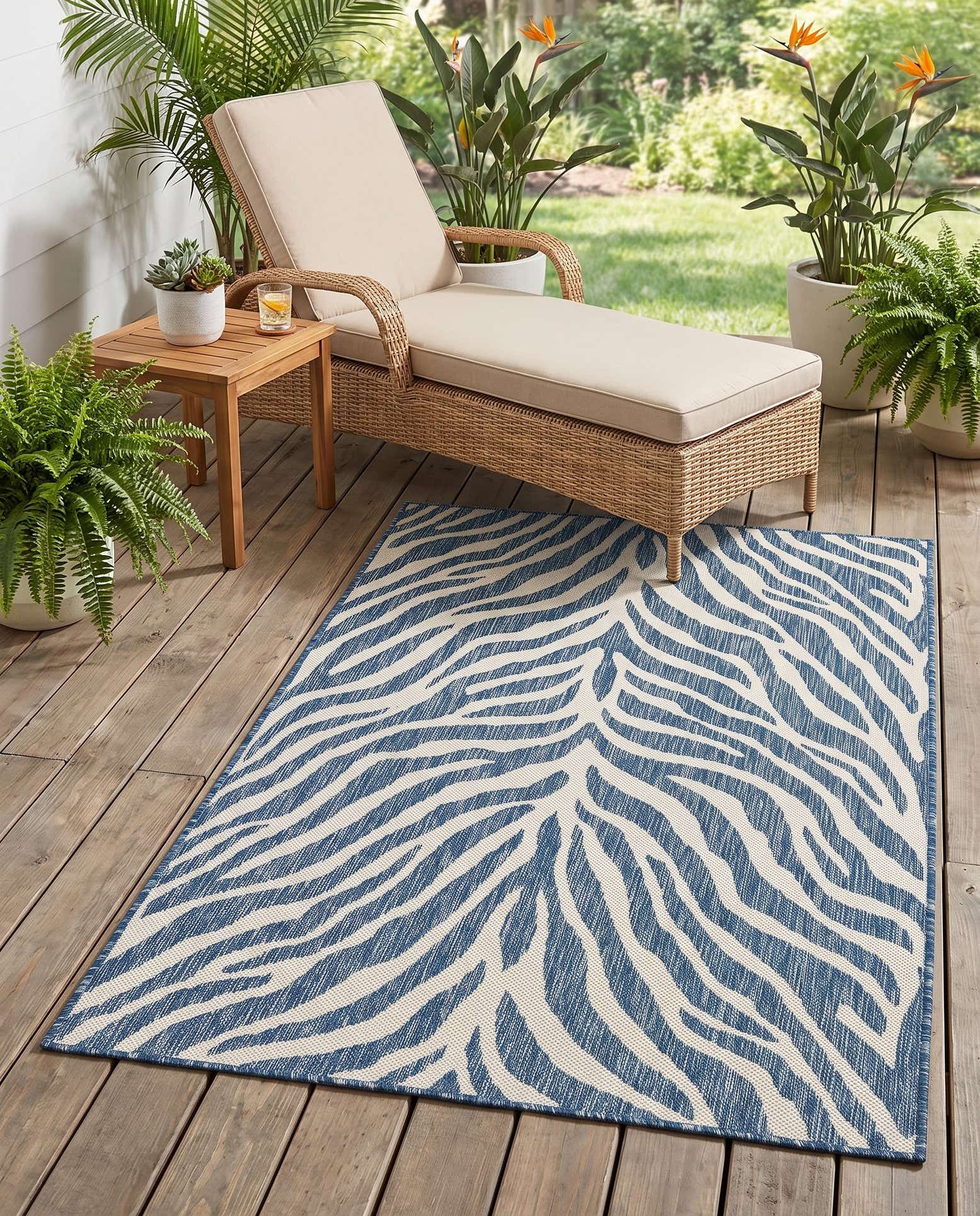 3' x 5' 3 Easy-Clean Safari Indoor / Outdoor Rug