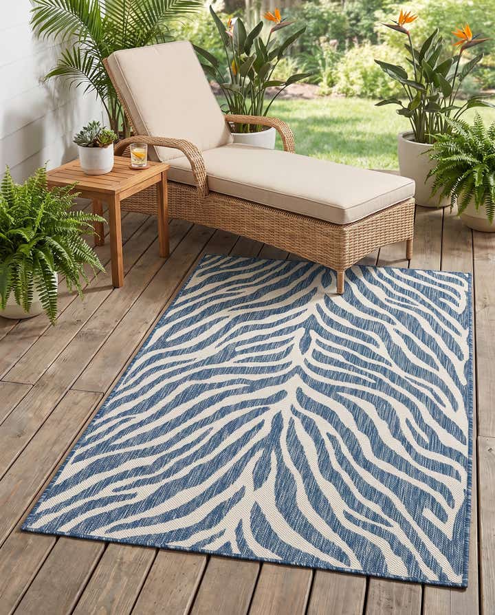 3' x 5' 3 Easy-Clean Safari Indoor / Outdoor Rug