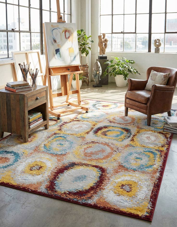 Detail image of 9' x 12' Kamala Washable Rug