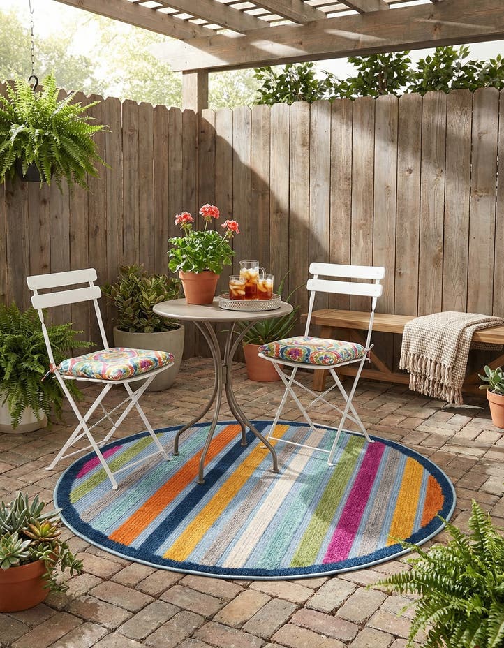 3' 3 x 3' 3 Easy-Clean Aruba Indoor / Outdoor ...
