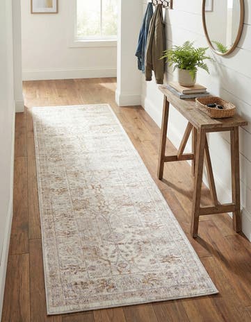Ivory Noble Runner Rug