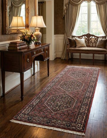 2' 6 x 6' 11 Bidjar fine Wool Runner Rug