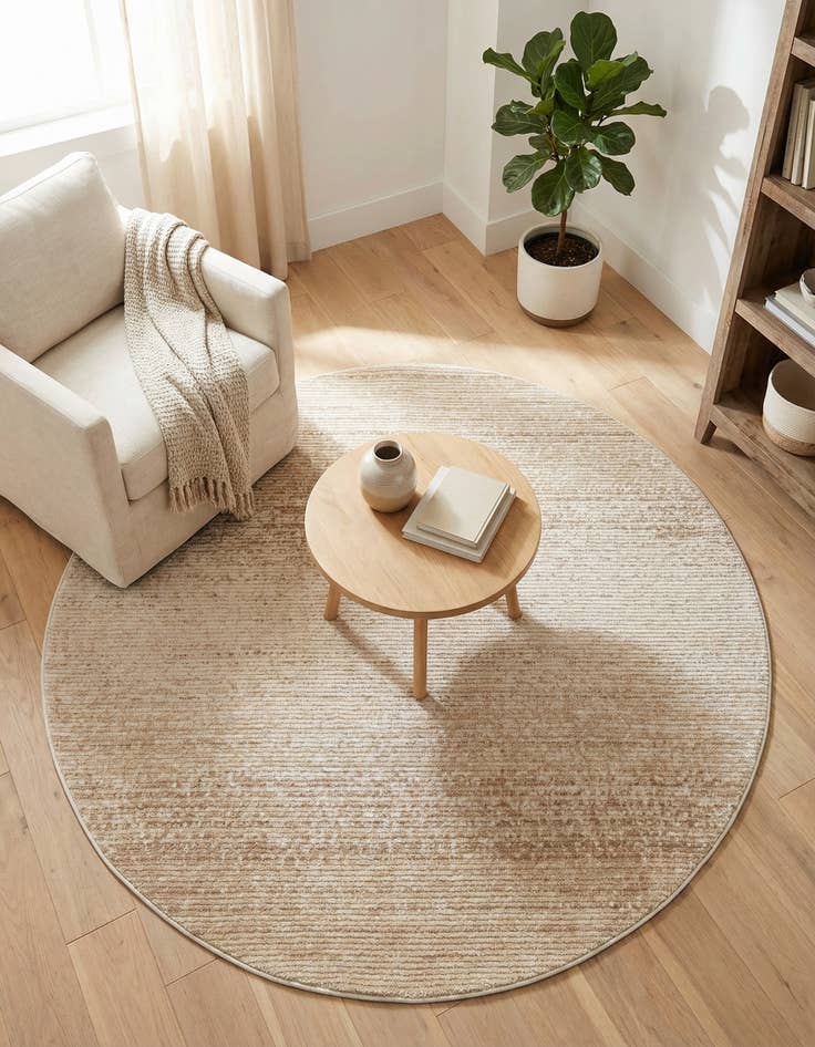 Detail image of 6' 3 x 6' 3 Gemstone Round Rug