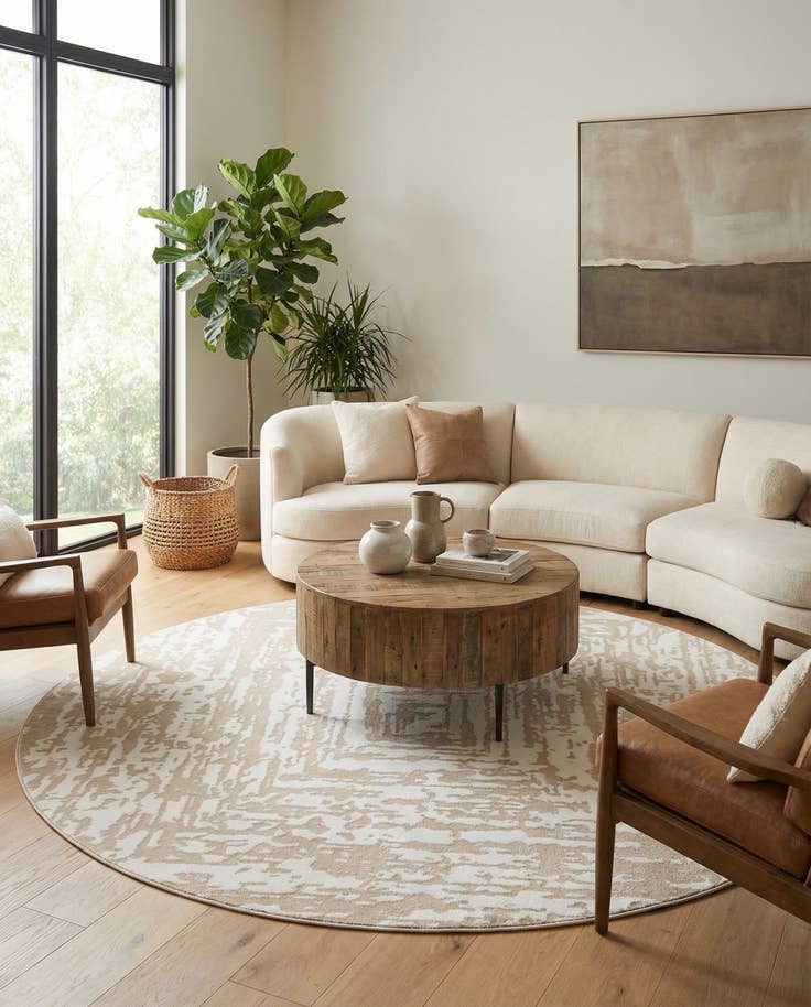 Detail image of 10' 8 x 10' 8 Hermitage Round Rug