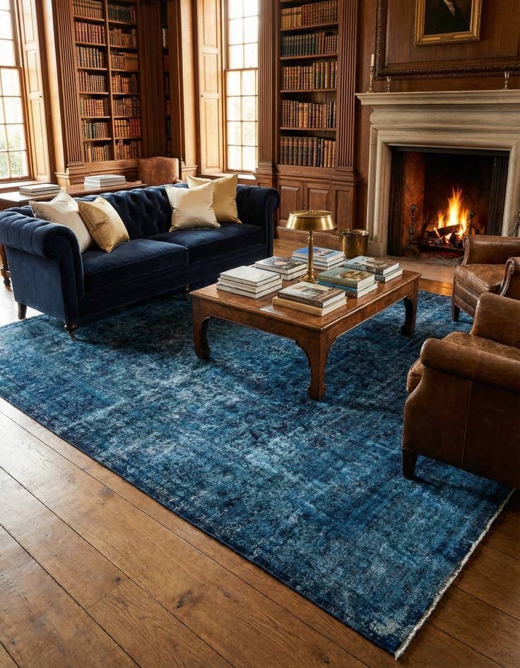 Detail image of 9' 8 x 13' 1 Vintage Royal Wool Rug