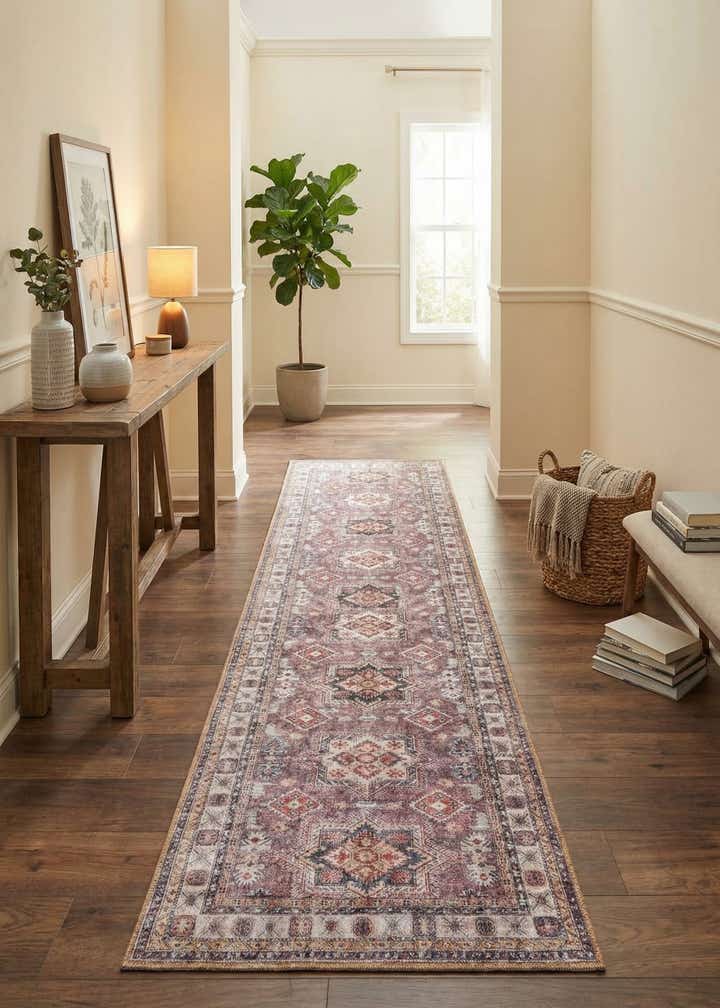 2' 7 x 10' Washable Timeless Runner Rug