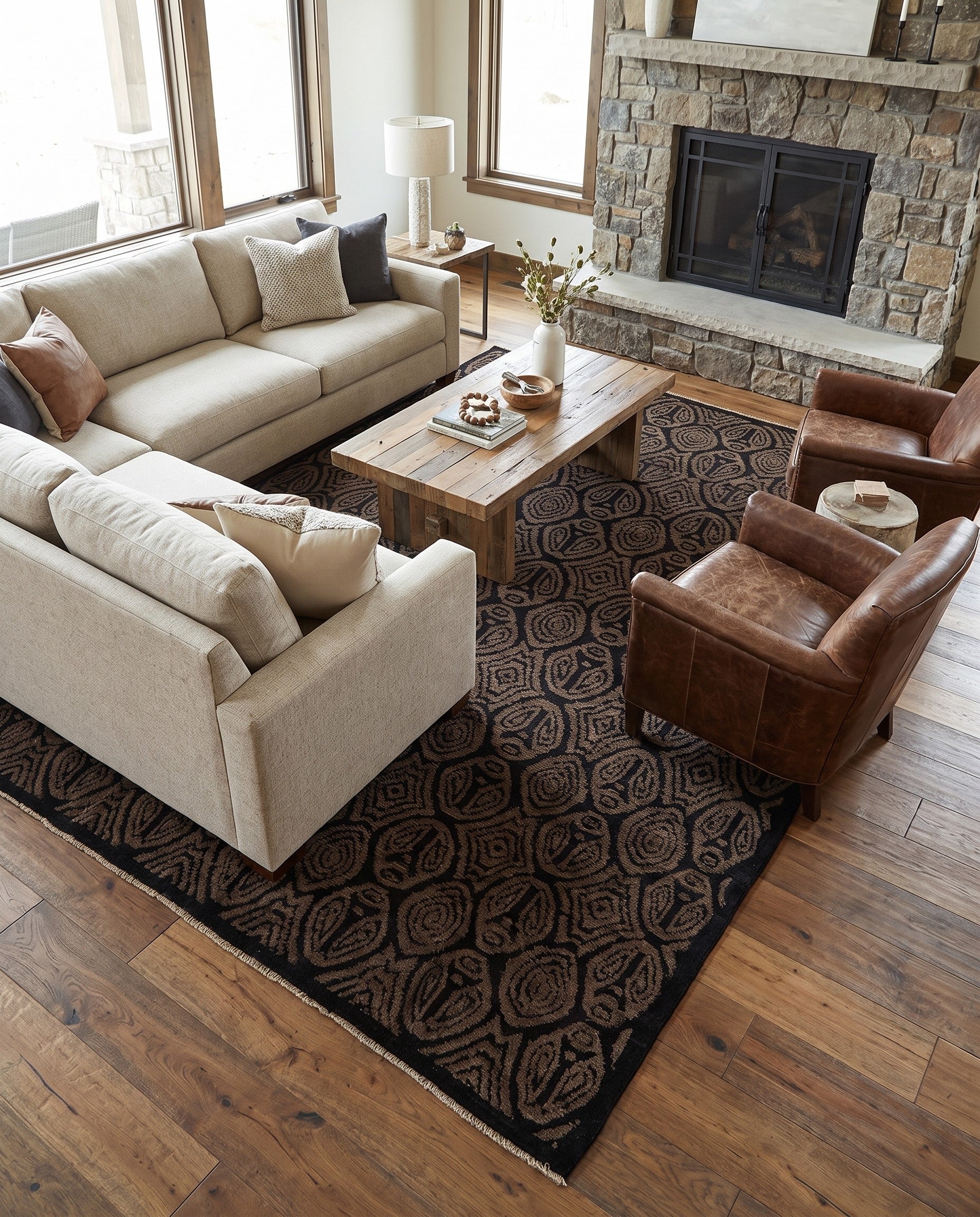 7' 10 x 10' 4 Hand Knotted Darya Wool Rug