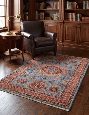 3' 5 x 5' Hand Knotted Mamluk Ziegler Rug