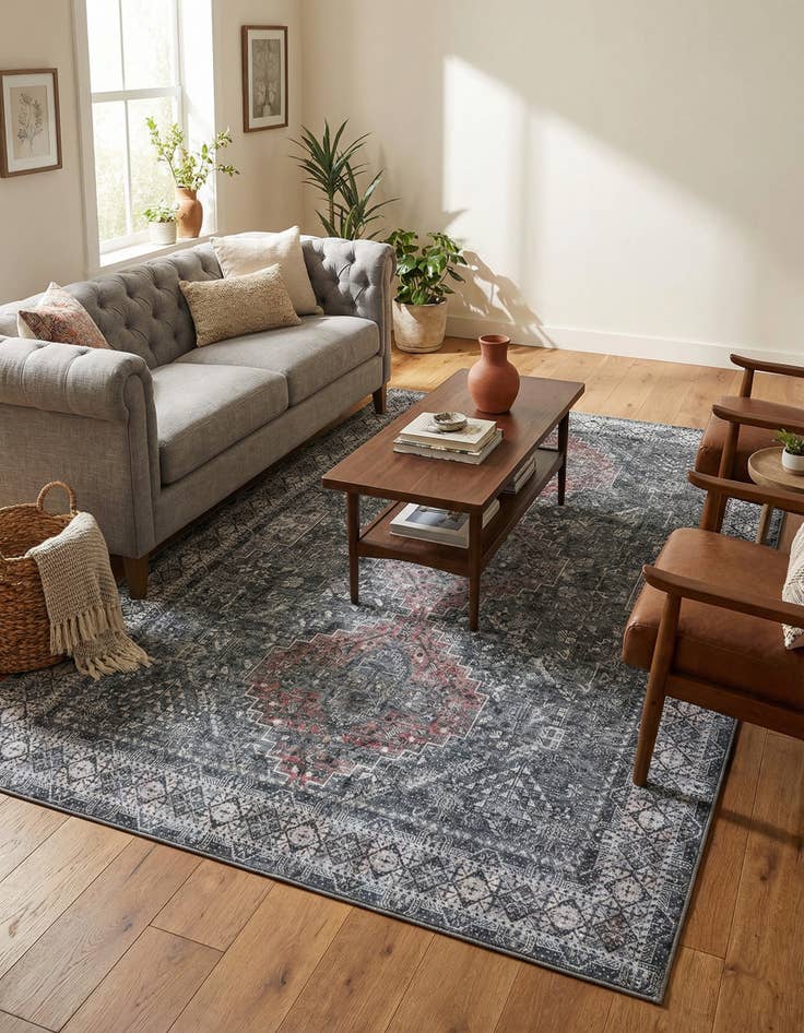 Detail image of 6' 1 x 9' Timeless Rug