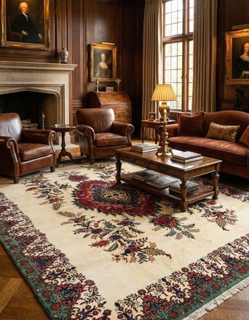 9' 9 x 12' 11 Tabriz Wool Rug