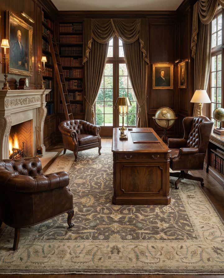 8' 11 x 11' 11 Ziegler Wool Rug