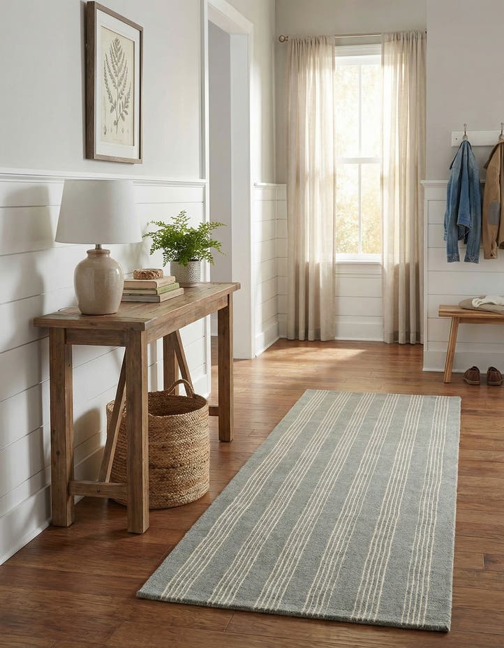 3' 3 x 10' Jill Zarin Striped Wool...