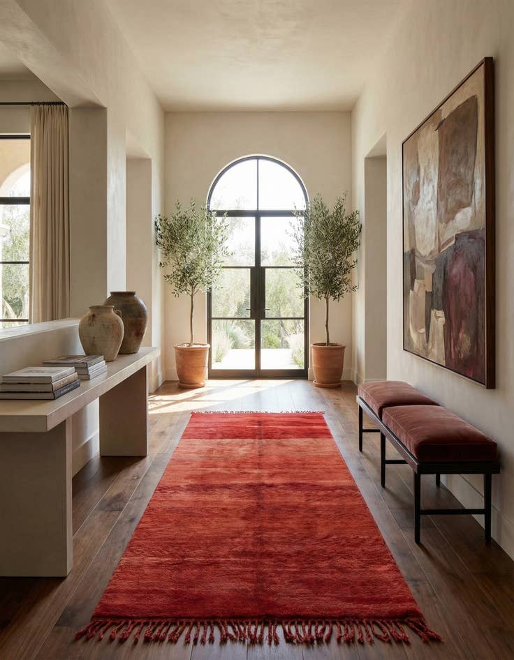 Detail image of 5' 5 x 11' 7 Beni Ouarain Wool Runner Rug