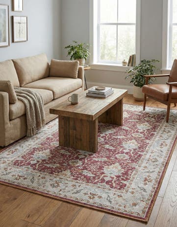 4' 1 x 6' 1 Washable Timeless Rug