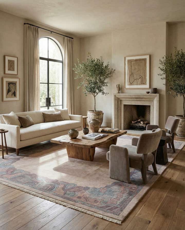 8' 4 x 11' 2 Hand Knotted Tibet Wool Rug