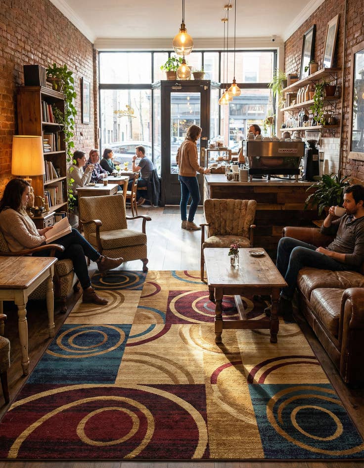 Detail image of  9' x 12' Cafe Rug