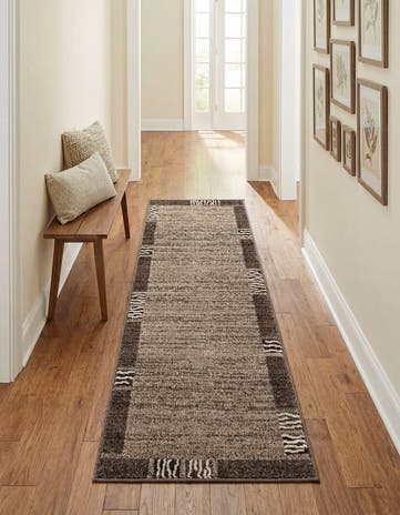 Dark Beige Loft Runner Rug