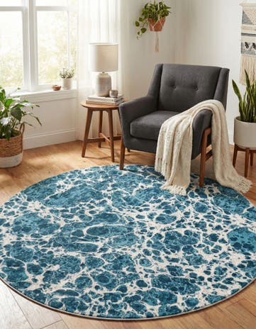 7' x 7' Oasis Round Rug