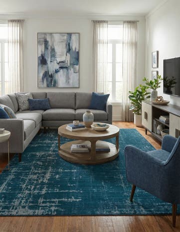 Blue Valencia Rug