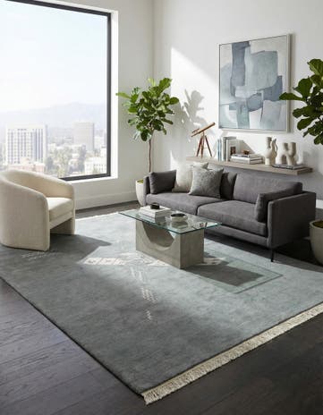 5' 6 x 7' 10 Hand Knotted Nepal Wool Rug
