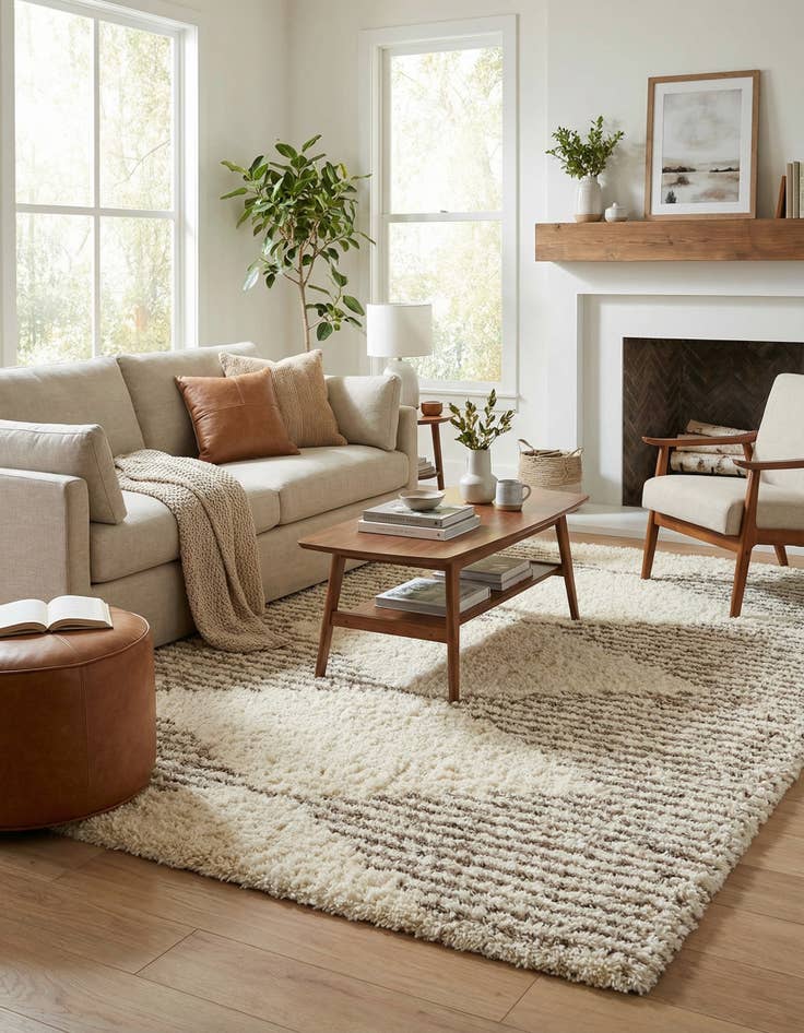 Detail image of 9' x 12' Infinity Shag Rug