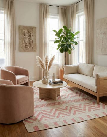 5' 9 x 7' 6 Hand Woven Kilim Modern Wool Rug