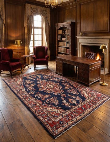 6' 10 x 9' 8 Darjazin Wool Rug