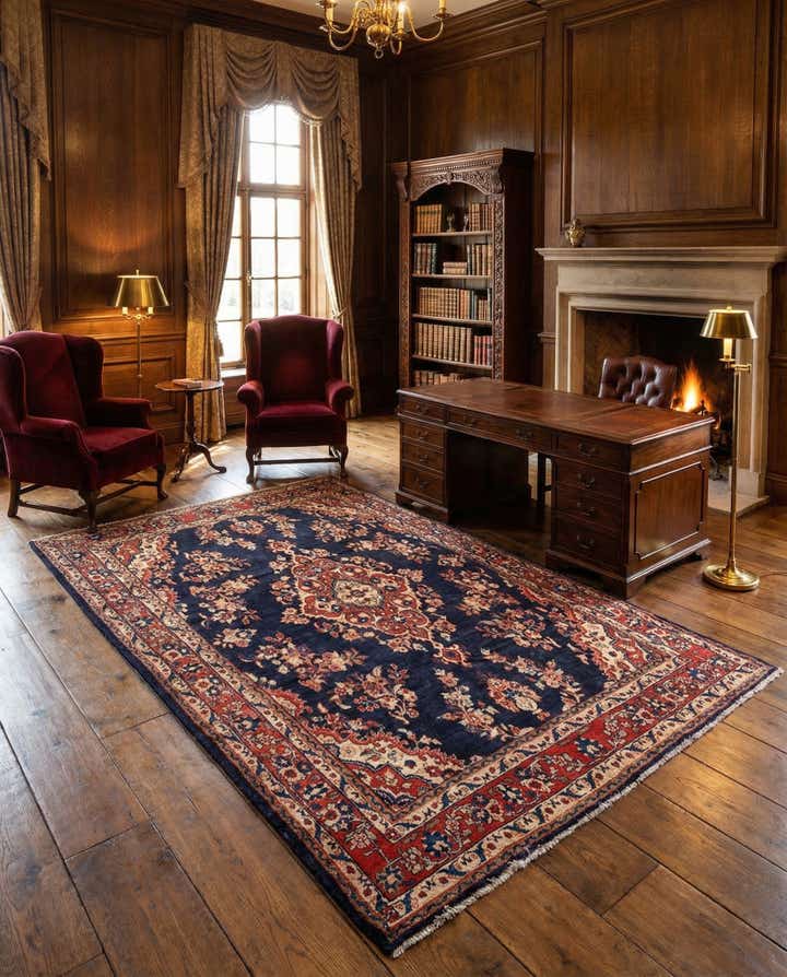 6' 10 x 9' 8 Darjazin Wool Rug