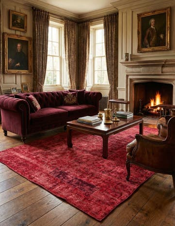 7' 7 x 10' 9 Hand Knotted Ultra Vintage Persian Wool Rug
