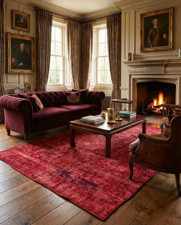 Detail image of 7' 7 x 10' 9 Hand Knotted Ultra Vintage Persian Wool Rug