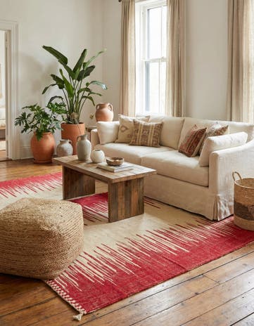 6' 6 x 10' Hand Knotted Moroccan Wool Rug