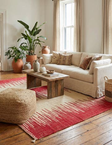 6' 6 x 10' Hand Knotted Moroccan Wool Rug