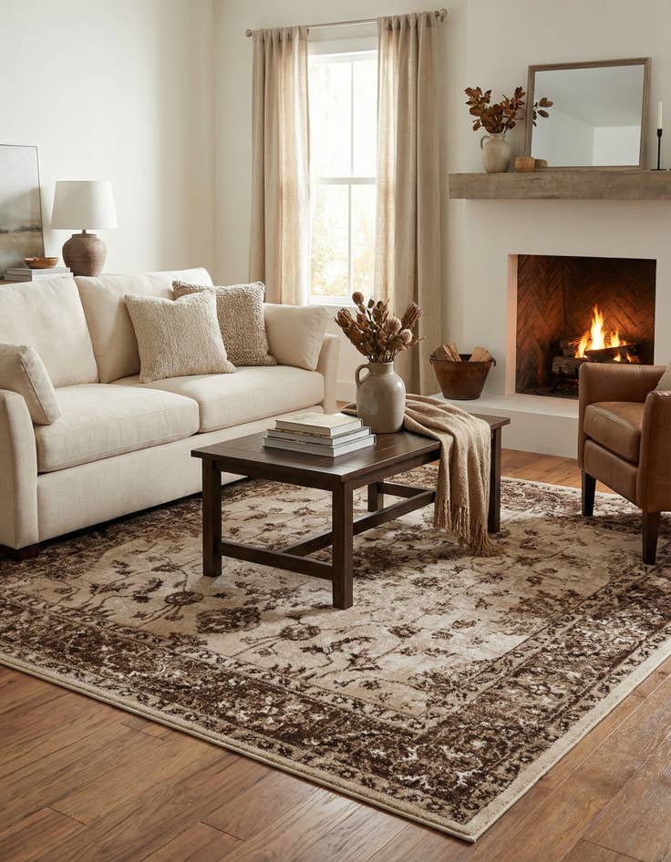 Detail image of 6' x 6' Himalaya Square Rug