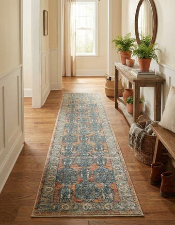 Brick Red Lola Runner Rug