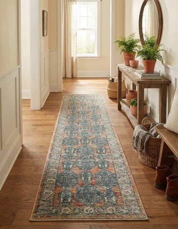 Brick Red Lola Runner Rug