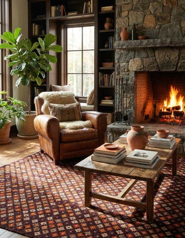 6' 10 x 9' 3 Hand Knotted Balouch Wool Rug