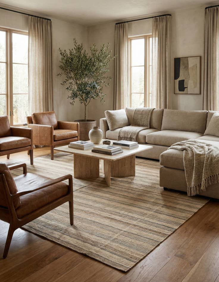 Detail image of 9' 10 x 12' 10  Hand Woven Kilim Modern Wool Rug