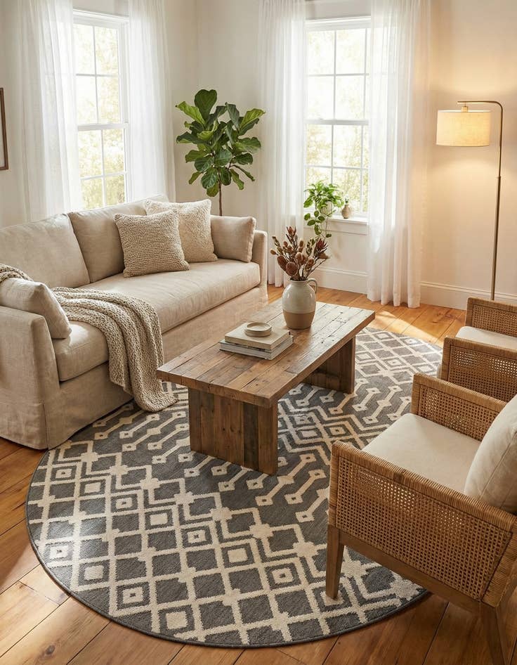 Detail image of 7' 10 x 10' Arlo Oval Rug