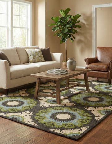 5' 1 x 8' Luna Wool Rug