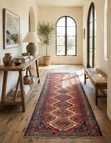 3' 6 x 9' 10 Hamedan Runner Rug