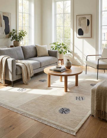 5' 6 x 7' 10 Hand Knotted Darya Wool Rug