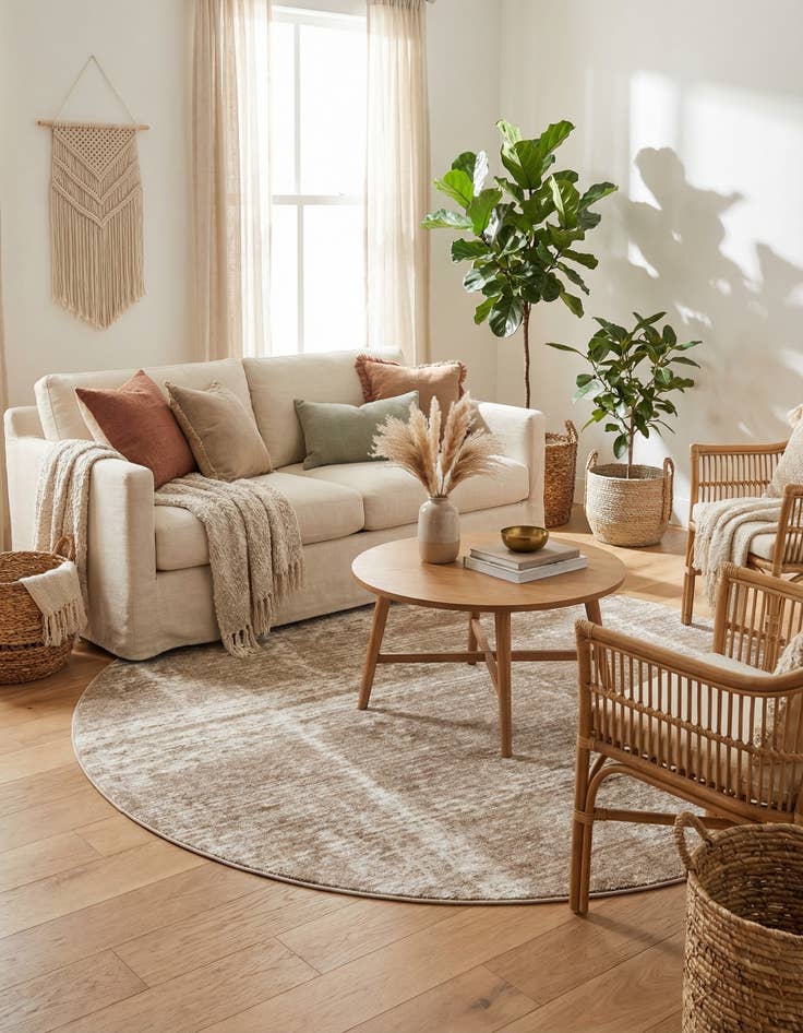 Detail image of  7' 10 x 7' 10 Laguna Round Rug