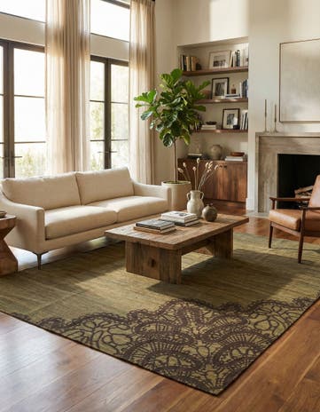 8' 6 x 10' 4 Hand Woven Kilim Modern Wool Rug