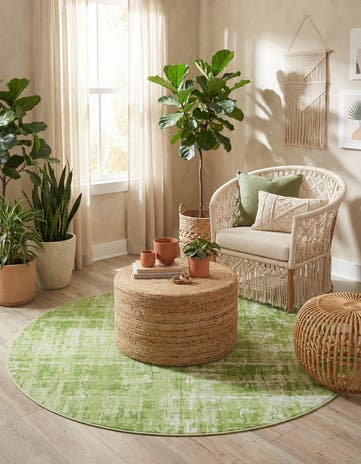 5' 3 x 5' 3 Valencia Round Rug