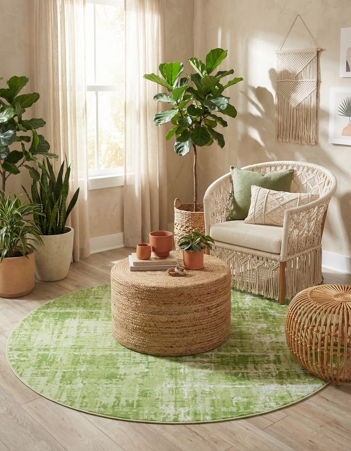 5' 3 x 5' 3 Valencia Round Rug