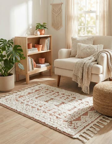 Pink Boho Rug